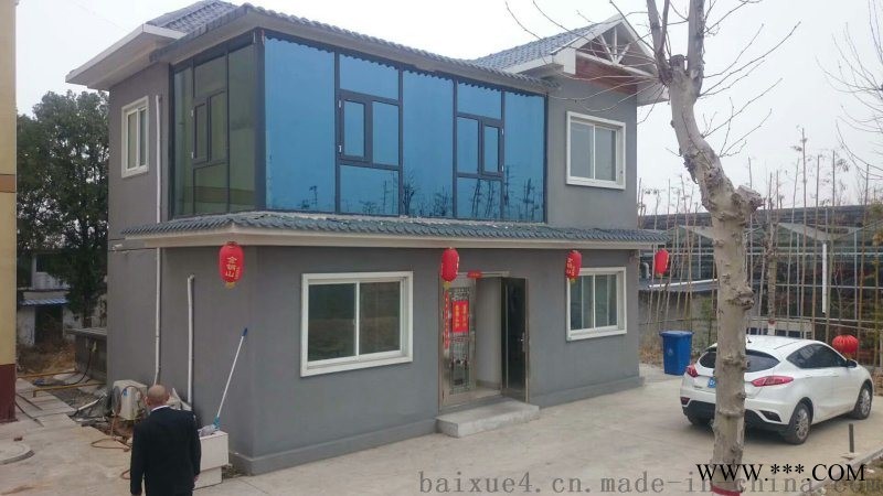 廠(chǎng)家來(lái)樣定做活動(dòng)房金屬雕花板二層房