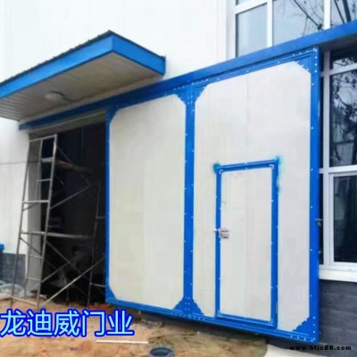 龍迪威供應 工業門 推拉門 鋼制保溫平移門 壓型夾芯板門 平移門  歡迎考察