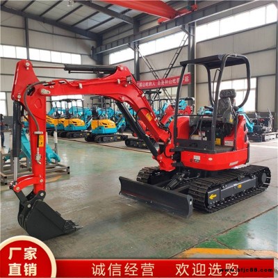 工程履帶式小型挖掘機液壓微型挖掘機農用果園用挖掘機