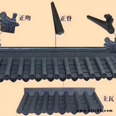 安徽亳州，宿州，利辛，渦陽仿古一體瓦，裝飾瓦，樹脂瓦