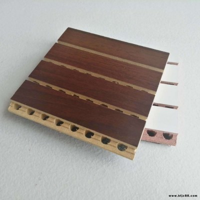 廣州歐麟建聲木質(zhì)吸音板廠家   A級(jí)環(huán)保阻燃槽孔吸音板