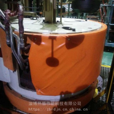 硫化機保溫套 可重復使用隔熱套 可拆卸隔熱套 氣凝膠保溫衣 節(jié)能降耗 淄博熱盾 定制