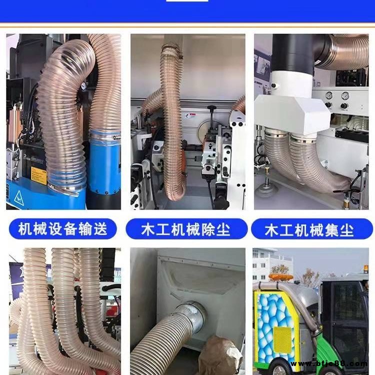 鋼絲吸塵管透明波紋管內(nèi)嵌鍍銅鋼絲伸縮透明管通風(fēng)排氣橡膠管