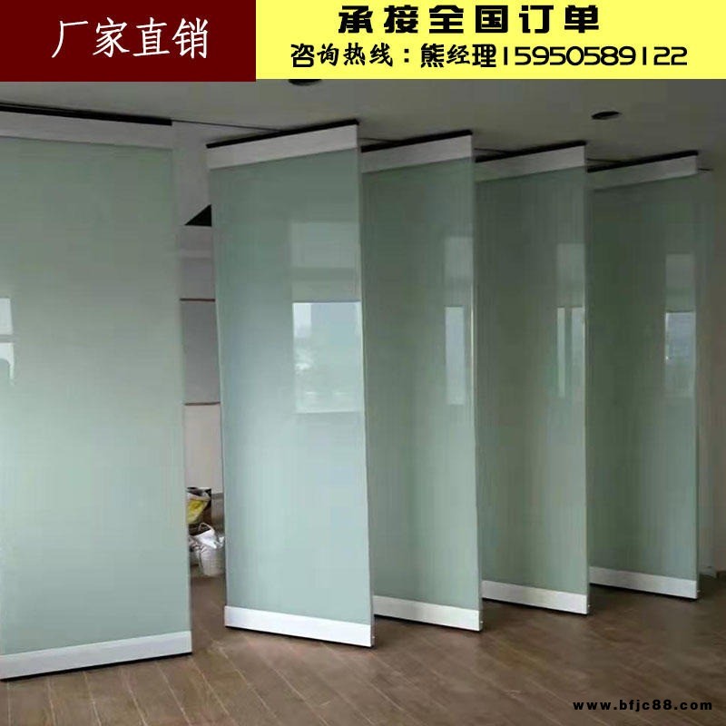 南京玻璃活動隔斷 65型酒店活動隔斷 鏡面玻可折疊推拉屏風隔斷 活動隔斷批發 展廳活動隔斷 酒店活動隔斷 美尊疊廠家批發