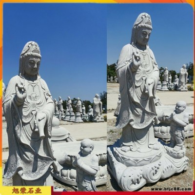 惠安石雕觀音像 寺廟滴水觀音石像 石雕觀世音菩薩雕像