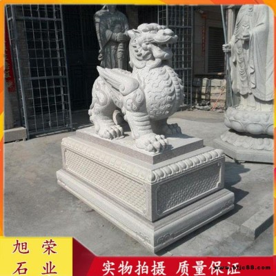 惠安石雕貔貅 醫院門口神獸石雕貔貅 貔貅門墩看門鎮宅