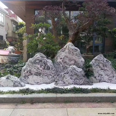 萬闊雕塑  廠家直銷雪浪石切片石組合泰山自然石景觀石園林造景裝飾
