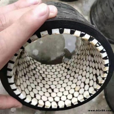 襯陶瓷耐磨膠管 內襯陶瓷耐磨管 耐磨陶瓷橡膠管