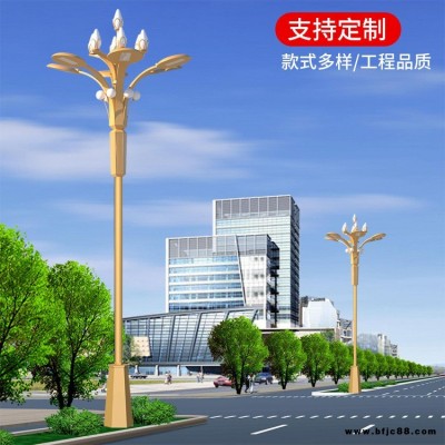 新款玉蘭燈市電工程戶外廣場景觀道路照明燈高桿防水路燈照明燈LED燈路燈