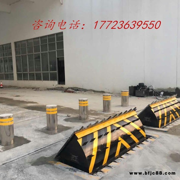 深圳市思科瑞翻轉(zhuǎn)式液壓路障機 LED燈阻車器 廠家定制 品質(zhì)保障