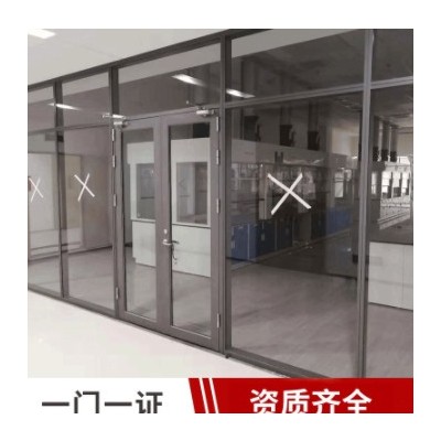 廠(chǎng)家非標(biāo)玻璃防火門(mén) 甲乙丙級(jí)消防玻璃門(mén) 鋼制玻璃防火門(mén)