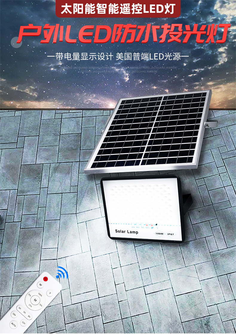 太陽能投光燈