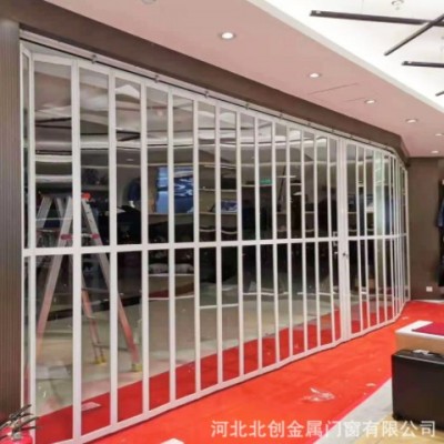折疊推拉門 防盜透明折疊門 商場移動門 吊柜防盜折疊門 折疊門