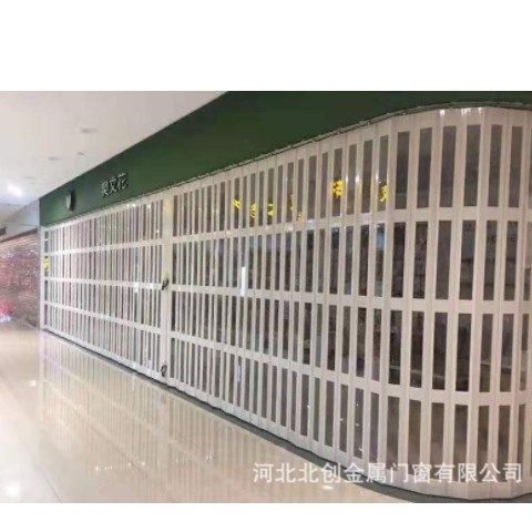 pvc商鋪折疊門陽臺廚房衛生間隔斷門 洗車房推拉門透明水晶門批發