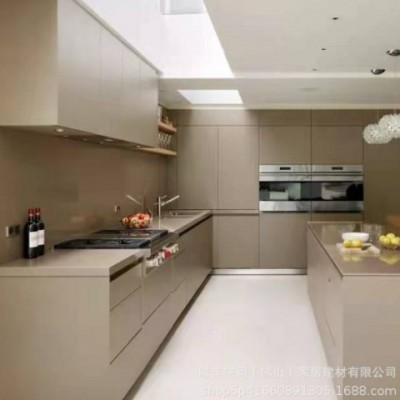 佛山廠家全鋁合金一體式外貿(mào)櫥柜輕奢環(huán)保組合式吊壁柜包測量安裝