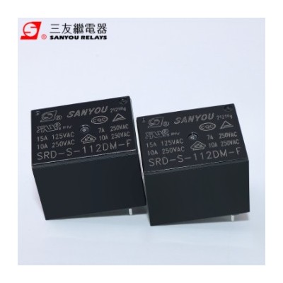 三友繼電器SRD-S-112DM-F 4腳小型功率繼電器大量現貨