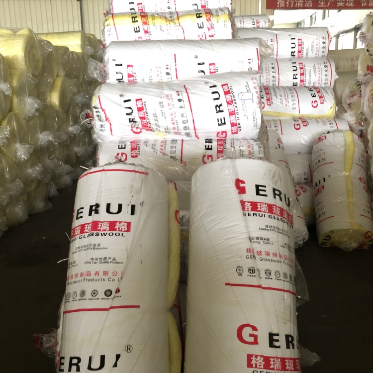 廠家 浙江 沃福 豬棚保溫棉 70mm玻璃棉卷氈 型號