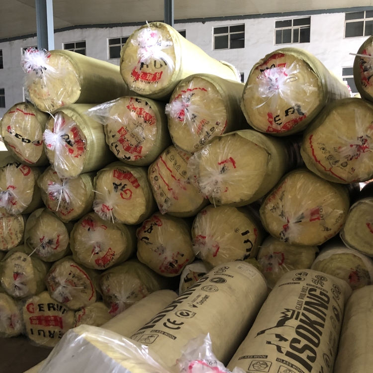 廠家 湖北 沃福 玻璃棉氈 90mm玻璃絲保溫棉 現貨批發