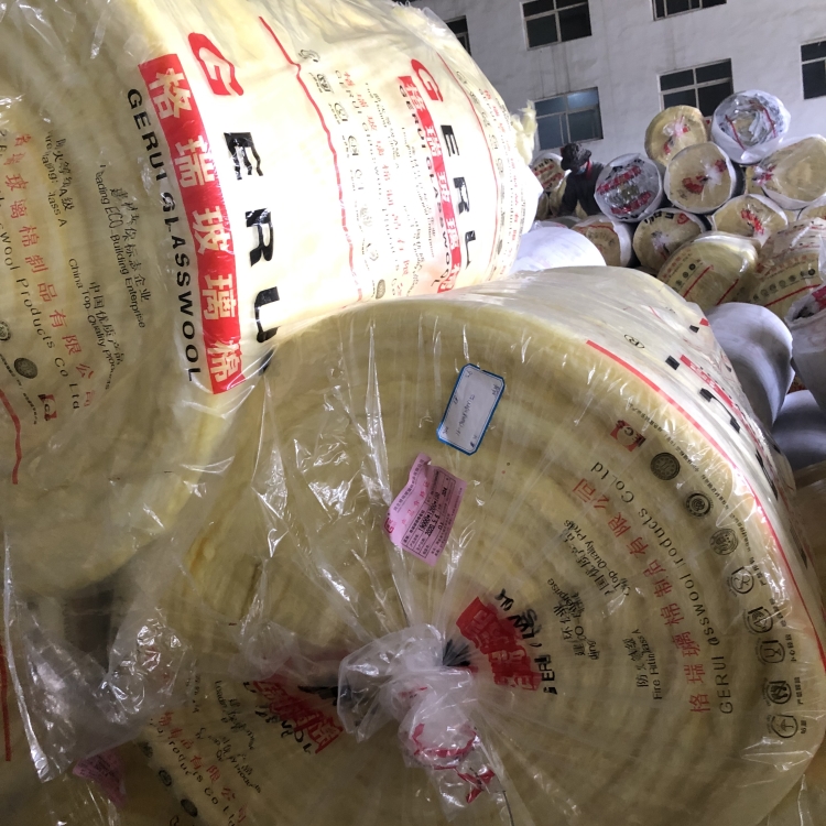 廠家 河南 沃福 離心玻璃棉氈 75mm玻璃絲保溫棉 一噸價格