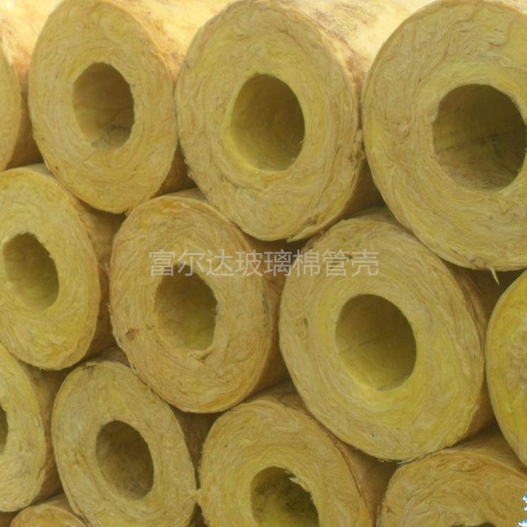 大量供應玻璃棉絲綿保溫管玻璃棉殼管保溫玻璃棉管 防火玻璃棉管示例圖11
