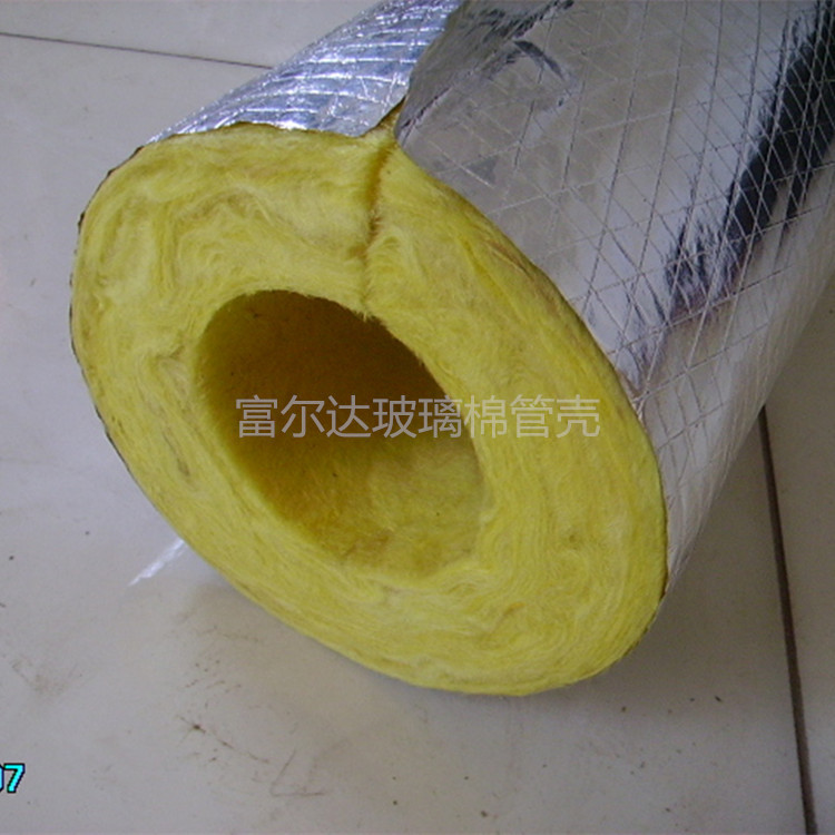 大量供應玻璃棉絲綿保溫管玻璃棉殼管保溫玻璃棉管 防火玻璃棉管示例圖10