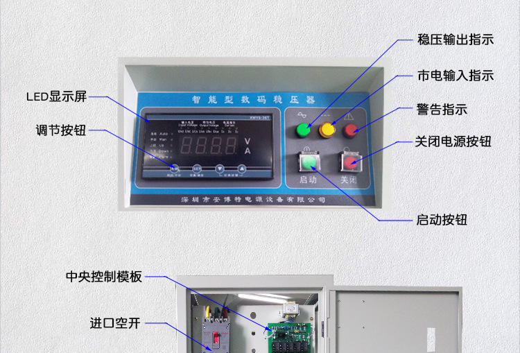 河北阿奇夏米爾鏡面火花機(jī)專用穩(wěn)壓器SBW-15KVA 穩(wěn)壓器生產(chǎn)廠家示例圖6
