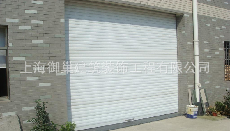 定制蘇州市抗風電動卷簾門 鍍鋅鋼板抗風卷簾門 物流倉庫抗風門示例圖6