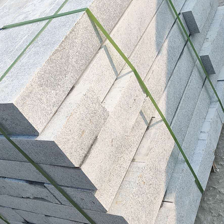 荔枝面芝麻白花崗巖加工廠 芝麻白花崗巖做廚柜 現貨充足