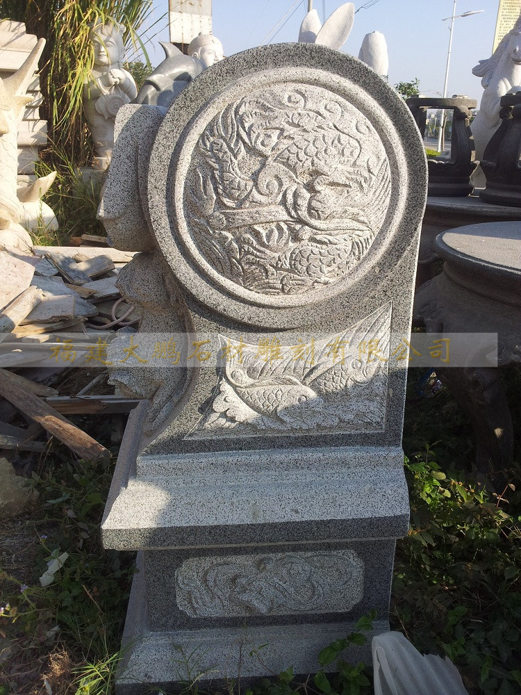 石雕門墩 抱鼓石漢白玉石鼓 庭院酒店門口裝飾門墩示例圖17