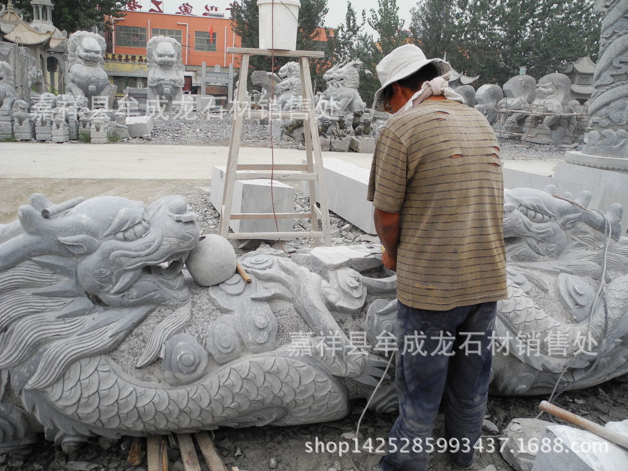 廠家供應石牌坊 牌坊 石雕 園林石雕示例圖3