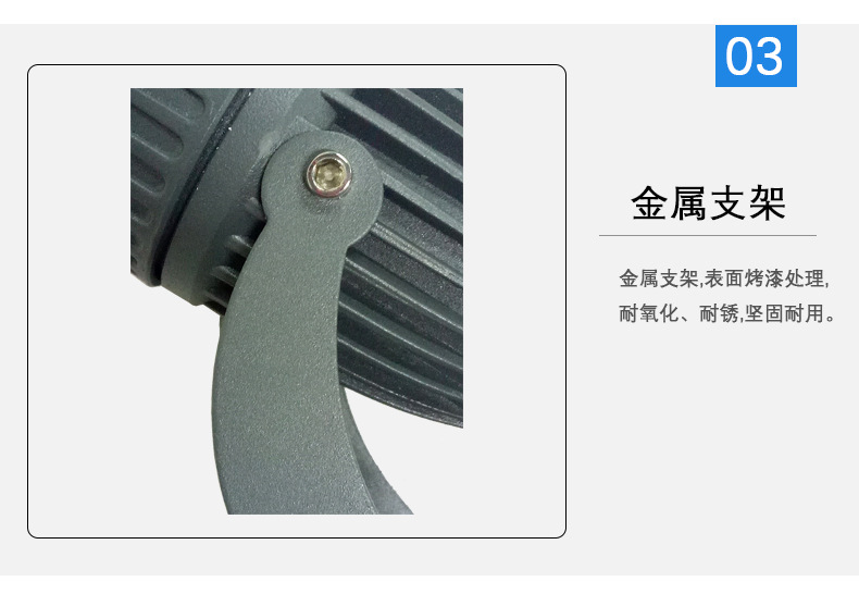 戶外樓體亮化一束光射燈 外墻聚光遠距離投光燈10W示例圖10