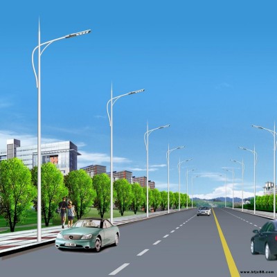 霽月燈飾  市電路燈 太陽能路燈 6米熱鍍鋅燈桿 小區庭院燈 廠家直銷
