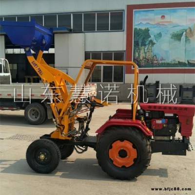 廠家直供小型ZL06裝載機(jī) 農(nóng)用養(yǎng)殖場(chǎng)小鏟車慧諾 柴油輪式抓草裝載機(jī)
