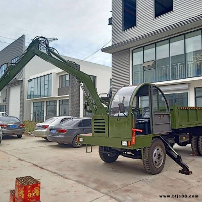 農用輪式挖掘機 工程四不像挖掘裝載機 四驅自卸式隨車挖