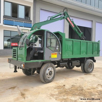 廠家供應農用隨車挖 四驅四不像挖掘裝載機 輪式小型隨車挖