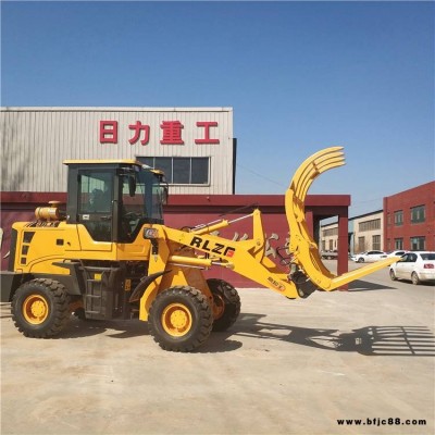 全新輪式抓甘蔗裝載機 裝卸式輪式抓木機 廢舊鋼材裝載用抓機 日力重工