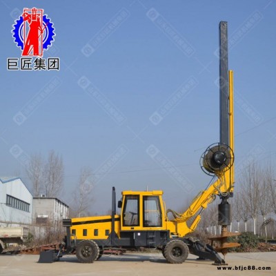 旋挖鉆機地基建筑工程鉆機 15米輪式旋挖地基打樁機 華夏巨匠輪式打樁設備