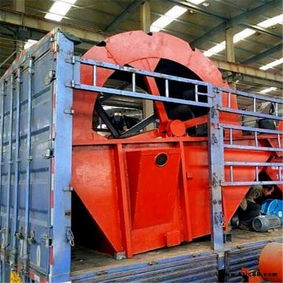 輪式洗砂機(jī)廠家 恒盛環(huán)保定制輪式洗砂機(jī) 河沙泥沙
