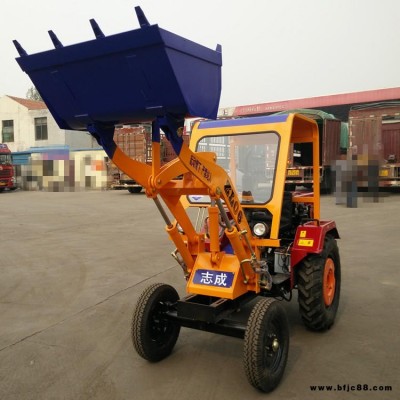 廠家供應農用抓草機夾木機 工程輪式裝載機 自動擋小型鏟車 工地舉高機