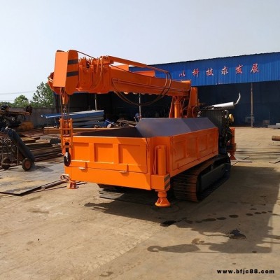 履帶式隨車起重機(jī) 全地形自卸吊車 鼎程 5噸吊運(yùn)一體車