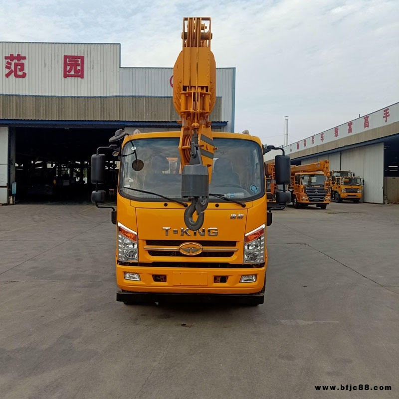 國六唐駿10噸吊車 徐工式U型臂汽車起重機 油電兩用汽車底盤吊車廠家直銷
