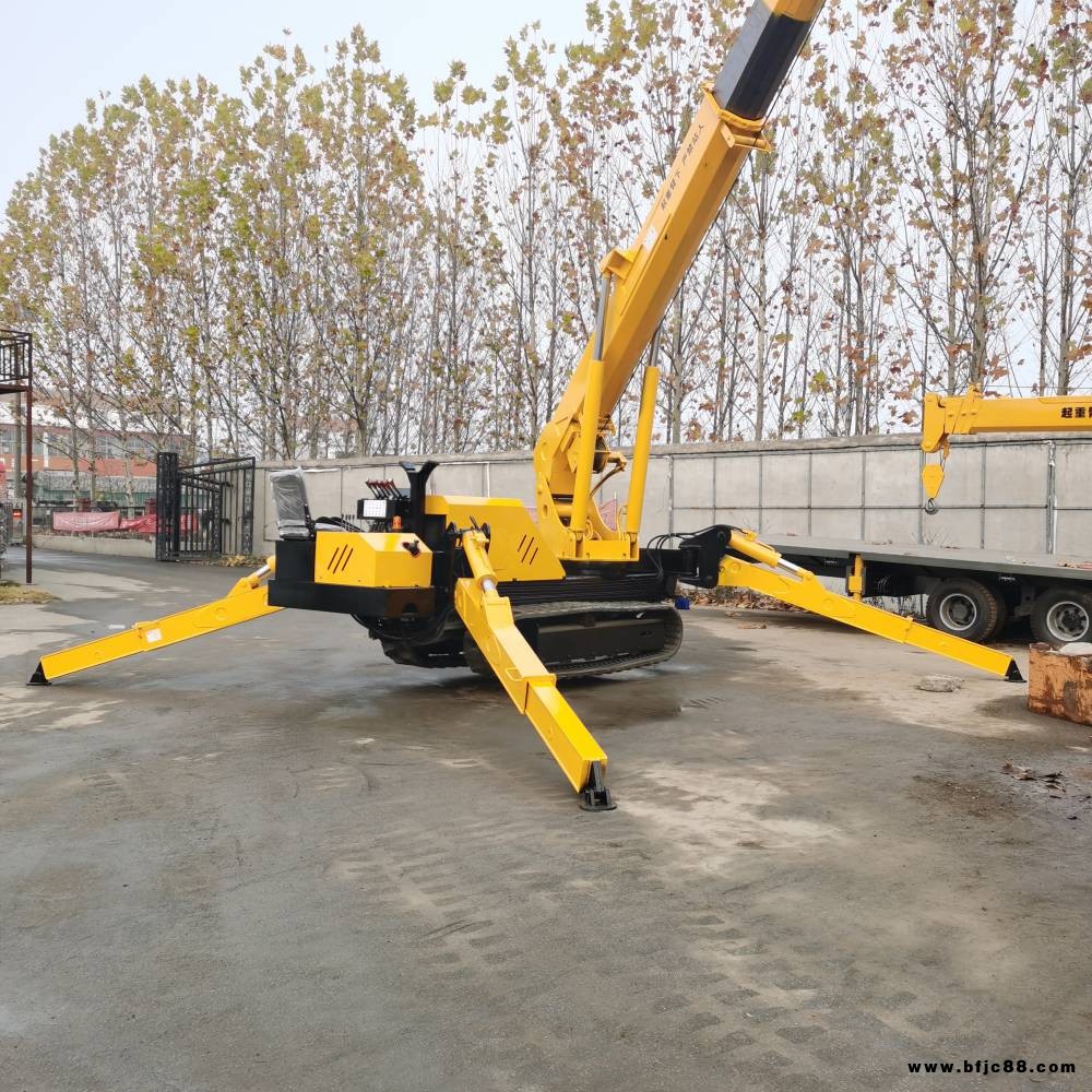 蜘蛛吊車銘江機械 工程黃1-12噸手控/遙控 履帶式起重機