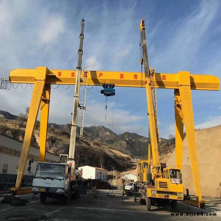 峻峰 廠家定做 5噸龍門式起重機 龍門吊 包廂式龍門吊 花架式龍門吊 單梁式龍門起重機