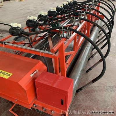 修路得人心三滾軸攤鋪機(jī)混凝土路面攤鋪機(jī)雙電機(jī)輥軸式攤鋪機(jī)11米框架鋁合金振動(dòng)梁