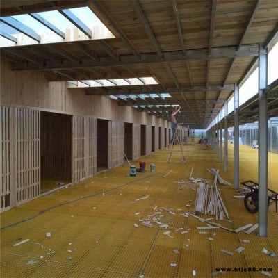 資陽市洗車房網格子地板 車間平臺地板 迅鷹玻璃鋼防滑走道板