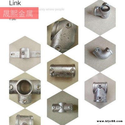 護(hù)欄連接件 樓梯扶手連接件 晟熙 48鋼管連接件 標(biāo)化防護(hù)欄立桿連接件