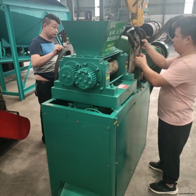 復合肥對輥機壓造粒機 磨具材料顆粒大小可定制 不規則顆粒一次成型機