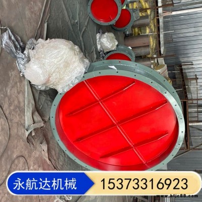 永航達 矩形風門 圓形風門  矩形通風蝶閥 耐磨煙道粉塵通風蝶閥