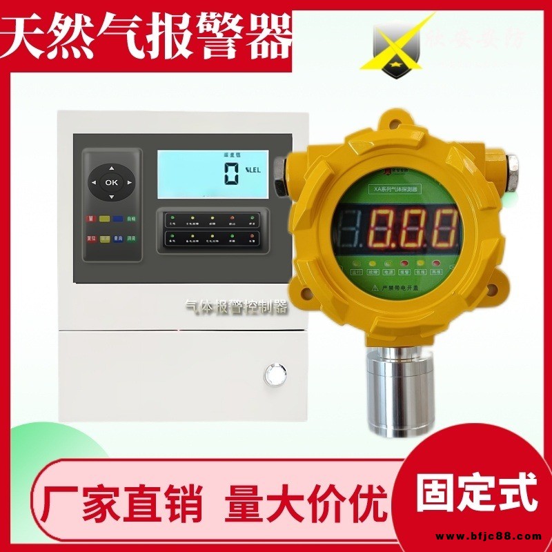 在線式天然氣泄漏報警儀GT-XA325欣安 燃氣檢測儀 搭配控制器聯動電磁閥