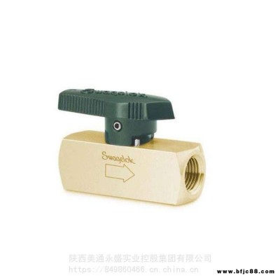 世偉洛克/黃銅旋塞閥1/4 in NPT 內(nèi)螺紋 43 Cv型號B-4P6T4
